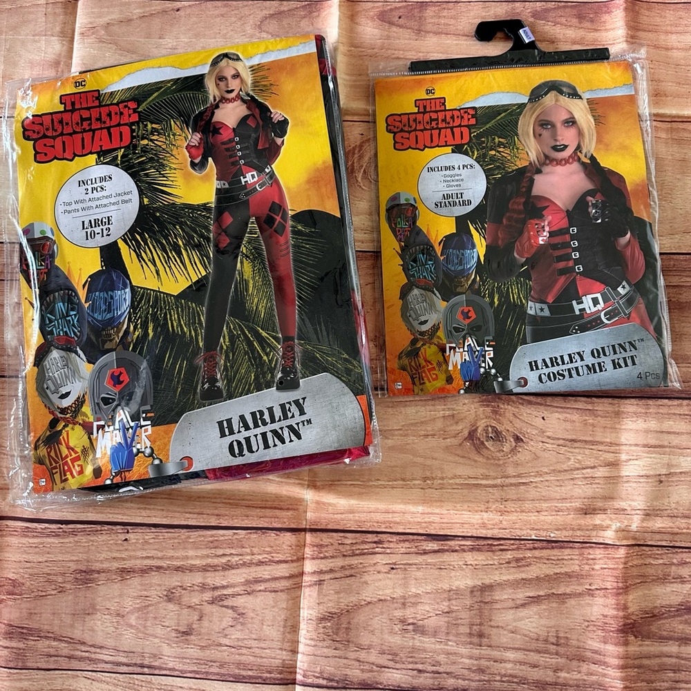 Halloween costume Harley Quinn women size L (10-12)